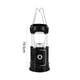 thumbnail image 3 of Lámpara telescópica de emergencia para campamento, luces LED solares de mano para tienda de campaña al aire libre (negro EE. UU.) Likrtyny Para Estrenar, 3 of 8