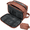 Brown, variant on Large Travel Toiletry Bag for Men and Women, PU Leather Water Resistant Shaving Bag for Toiletries Accessories, Hanging Storage Bag Dopp Kit Travel Bag for Cosmetics Toiletries Brushes Tools, Brown