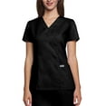 thumbnail image 1 of Grey's Anatomy 'Grey's Anatomy' Two Pocket Mock Wrap Top Scrub Top, 1 of 1