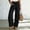 A_ Black, variant on Women’s Basic Linen Straight Leg Pants, Uncomplicated Solid Tone, Elastic Waist Side Pockets, Ultra Breathable for Hot Summer Days Hot Pink S