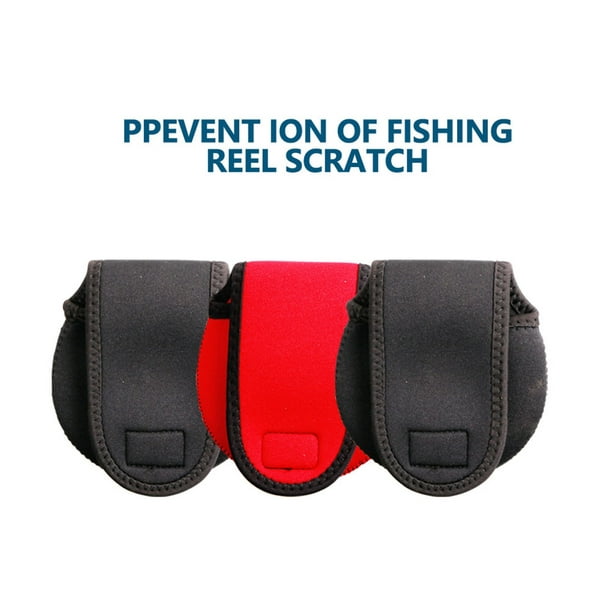 yingyy Fishing Reel Cover Bag Professional Protective Holder Simple  Baitcasting Covers Trolling Pouch Case Accessories Red Red