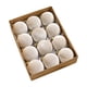thumbnail image 2 of Adornos navideños, adornos navideños, regalos navideños, 12 bolas navideñas de terciopelo flocadas, adornos navideños de plástico, adornos colgantes decorativos navideños, decoración para árbol de Nav, 2 of 7