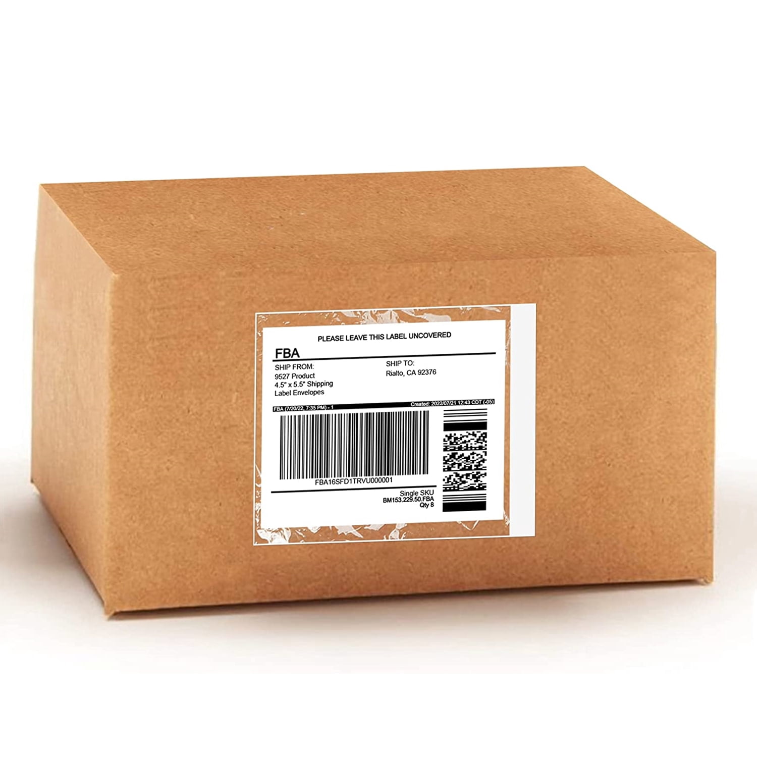 NefLaca Clear Self Adhesive Packing List/Shipping Label Envelopes Pouches (4.5" x 5.5", 500 Count)