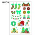 thumbnail image 3 of 10 Pcs Autocollants Jetables pour Tatouage Légers Imperméables Style Riche Maquillage Main Arbre Acrobaties Type 13, 3 of 7