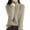 Khaki, variant on Sweaters For Women Turtleneck Pullover Sweater Thickened Korean Style Loose Fit Knit Top Warm Stand Collar Solid Color Layering Essential For Fall Winter L Womens Sweaters