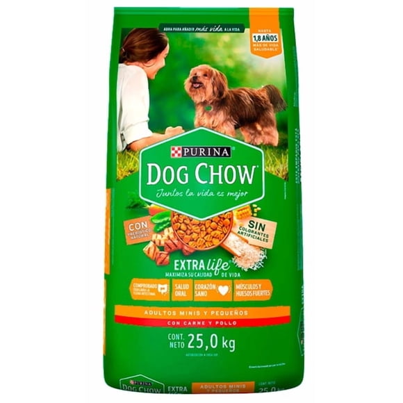 Croquetas Para Perro Dog Chow Adulto Razas Pequeñas 25 Kg