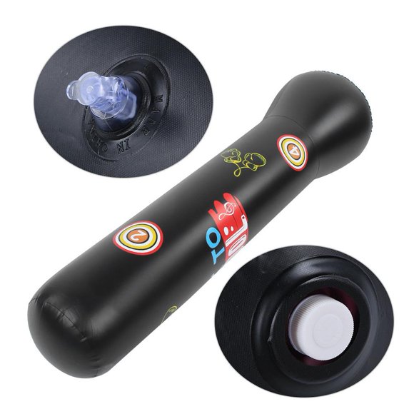 Keenso Sac de Boxe Gonflable Épaissi pour Frapper, Gobelet Autoportant de Remise en Forme, Libération du Stress pour Adultes et Enfants, Sac de Sable de Décompression, Jouet de Soulagement de la Pression