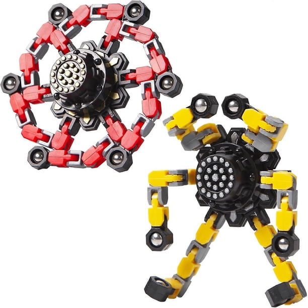 Fidget Spinners 2 Pcs for Kids and Adults Stress Relief Sensory Toys for Boys and Girls Fingertip Gyros for ADHD Autism for Kids Gifts(Fidget Toys 2pc