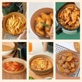 thumbnail image 2 of Amybaby 100 Piece Disposable Air Fryer Lining, 6.3 inch Air Fryer Parchment Paper, Non Stick, Oil Resistant, and Waterproof Air Fryer Paper, Suitable for Daily Cooking, 2 of 8