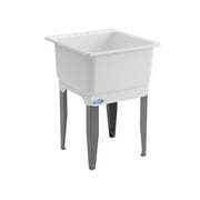 Mustee Utilatub Freestanding 23 in. Thermoplastic Laundry Sink/Utility Tub