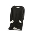 thumbnail image 1 of Minnieouse Ropa interior térmica de mujer portátil Color sólido reutilizable reemplazo de manga larga invierno otoño caliente mantenimiento camiseta de Prendas para la parte del cuerpo Negro L Minnieouse AP013396-19, 1 of 6