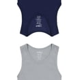 thumbnail image 5 of Buyless Fashion Boys Scoop Neck Tagless Undershirts Soft Cotton Tank Top  (6 Pack)  13-14, 5 of 7