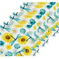 thumbnail image 3 of Sunflower Dragonfly Wash Cloth Set of 6, 12 x 12 Inch Cotton Baby Washcloths Highly Absorbent and Soft Feel Fingertip Towels Face Towels for Bathroom, Gym, Spa Washcloth Gift, 3 of 7