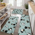 thumbnail image 2 of Black Corgi Kitchen Rugs Sets Of 3,Kitchen Runner Rugs Non Skid Washable,Decorative Kitchen Floor Mats for Kitchen,Sink,Laundry,17"x30"+ 17"x47" + 17"x59", 2 of 6