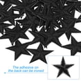 thumbnail image 3 of 5 Star Iron-on Patches, Sew Embroidered Patches Appliques Embellishments for Clothing Jackets, Black 33Pcs, 3 of 6