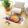 thumbnail image 2 of SKYSONIC Basketball Kitchen Mats 20"x39" Absorbent Non Slip Runner Rug Machine Washable Kitchen Floor Mat for Home Bathroom Door, 2 of 7