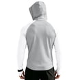 thumbnail image 4 of Men's UPF 50+ Full Zip Up Sun Protection Hoodie Jacket Long Sleeve Lightweight UV Shirts for Men Hiking Fishing, 4 of 8