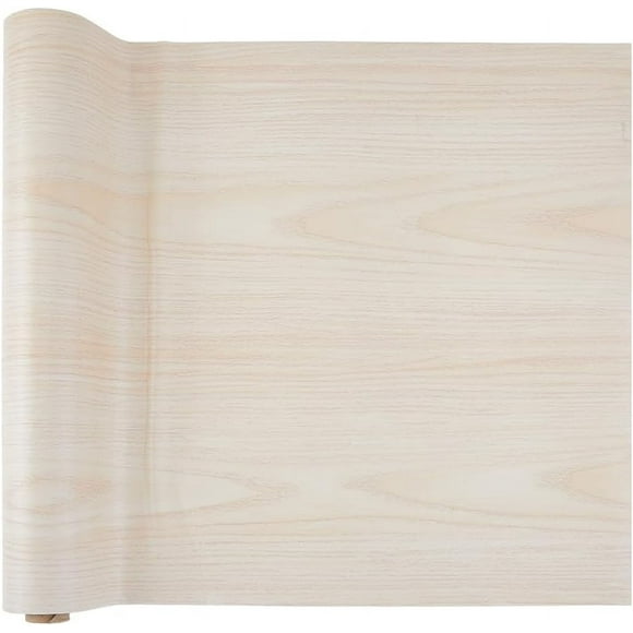 10m/32.8ft Wood Grain Waterproof Table Cabinet Decal Contact Paper Wooden Texture Vinyl Decorative Film 40cm Wide Matte Thickened Self-Adhesive Wallpaper Air Guide Design