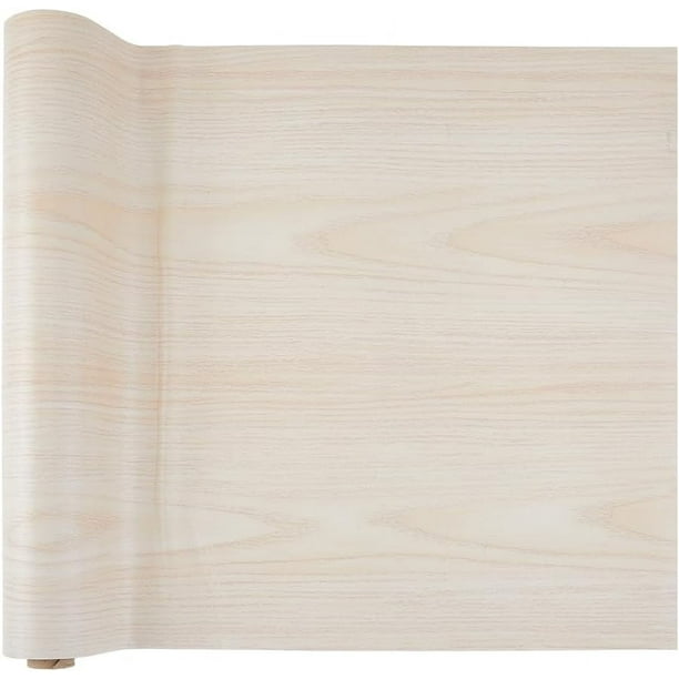 Papel de contacto con textura de madera, vinilo decorativo mate, autoadhesivo, impermeable, para mesa, armario, 10 m/32,8 pies, 40 cm de ancho, diseño Air Guide