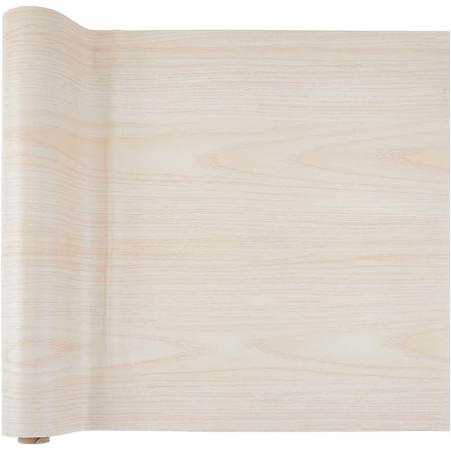 Papel de contacto con textura de madera, vinilo decorativo mate, autoadhesivo, impermeable, para mesa, armario, 10 m/32,8 pies, 40 cm de ancho, diseño Air Guide