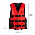 thumbnail image 2 of Adult Life Jacket Xxl, Heavy Duty Nylon Life Vest Personal Flotation Device for Water Sports Paddleboarding Rafting Jet Ski Emergency Water Safety for Men and Women, 2 of 5