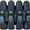 Black / Blue, variant on HK Army Magtek Paintball Harness Pack 4+3+4 Blue and Black