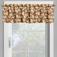 thumbnail image 4 of Ambesonne Mushroom Valance & Curtain, Grunge Harvest Farm, 55"x45", Cocoa Brown Beige, 4 of 6