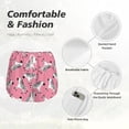 thumbnail image 4 of Daiia Cute Cartoon Zebra Pattern Women's 2 in 1 Running Shorts - Lightweight Athletic Workout Gym Yoga Shorts Liner with Phone Pockets-Small, 4 of 7