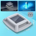 thumbnail image 2 of 2 Pack Solar Driveway Lights Outdoor, IP68 Waterproof Solar Powered Driveway Marker Deck Dock Lights for Steps Pathway Walkway Sidewalk Garden Yard Stair, Warm White, 2 of 6