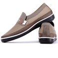 thumbnail image 6 of iOPQO Men's casual shoes Soft Casual Hollow Shoes Summer Shoes Slip On Breathable Men's Mesh Bottom Shoes Men's Casual Shoes 1133 FASHION Men's Summer Hollow Beige 39, 6 of 7