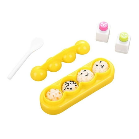 

Rice Ball Expression Mold Embossing Kitchen DIY Smiling Decorating Mould Crafting Spring Loaded Sugarcraft Baware