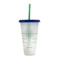 thumbnail image 3 of CAROOTU Reusable Plastic Temperature Color Changing Cold Cup Summer Drink Water Mug Cup, 3 of 6