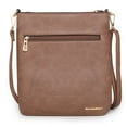thumbnail image 3 of Montana West Crossbody Bags for Women Multi Pocket Cross Body Bag Purses with Adjustable Strap, Brown, 3 of 7