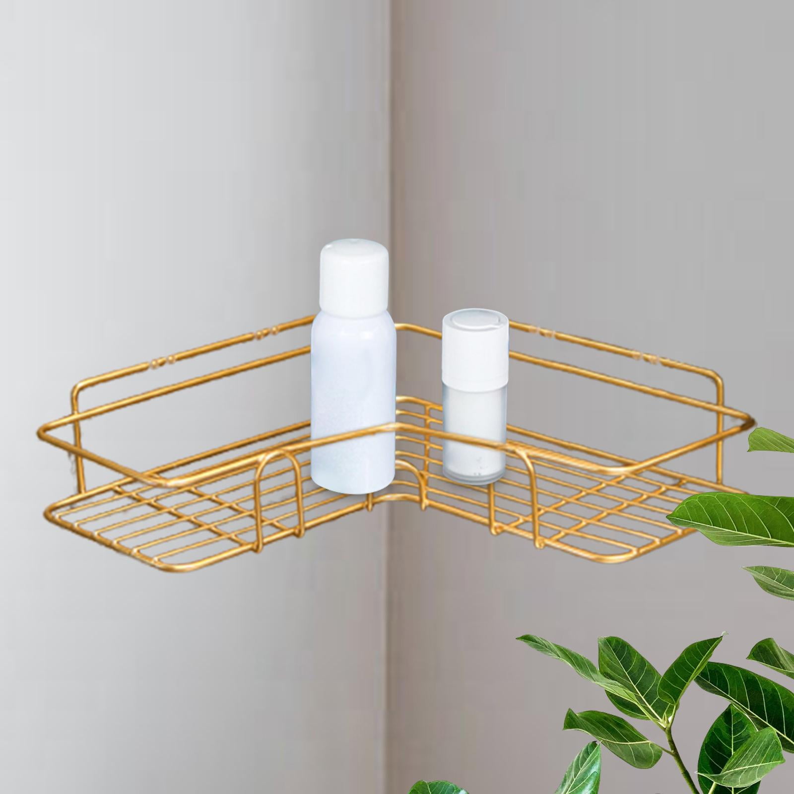 Corner Shower , Metal Waterproof Triangular Rack, Shower Organizer