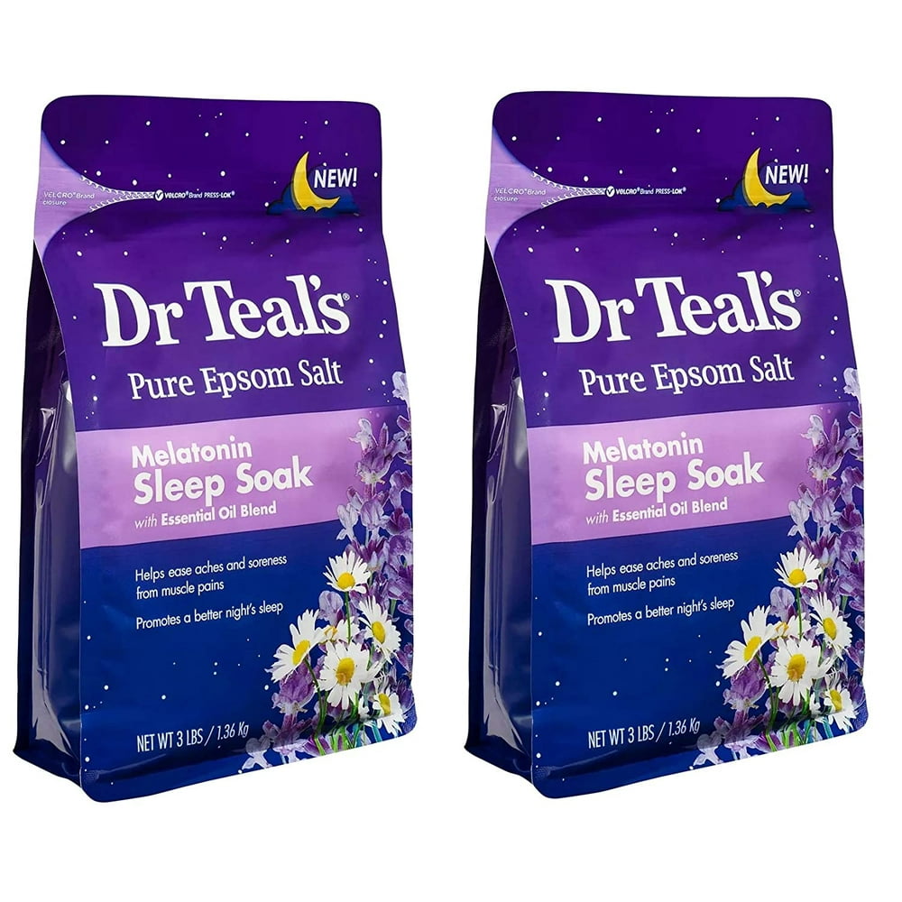 Dr Teal s Melatonin Sleep Soak with Essential Oil Blend Pure Epsom