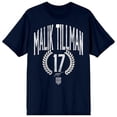 thumbnail image 6 of USSF X USMNTPA Malik Tillman 17 Adult Navy Crew Neck Short Sleeve T-shirt - 3XL, 6 of 7