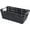 Black, variant on PETGLE Rattique Storage Tote Basket - Espresso (Pack of 2)