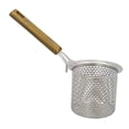 thumbnail image 4 of Cesta para papas fritas, colador de malla, cesta para freír, malla fina con mango de madera Estilo B, 4 of 9