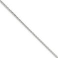 thumbnail image 2 of 925 Sterling Silver 2.15mm Diamond-cut Round Spiga Chain Bracelet, 2 of 3