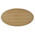 thumbnail image 6 of Weston Home Carole Modern Oval Wood Coffee Table, Natural Oak, 6 of 6