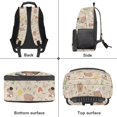 thumbnail image 6 of Pzuqiu Capybara Print School Backpack for Kids Boys Girls Elementary Large Capacity Adjustable Padded Straps 17 Inch Backpack Back to School Supplies Travel Daily Use, 6 of 7