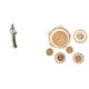 thumbnail image 1 of Juego de figuras africanas, figura de escritorio, estatua de mujer tribal, decoración colgante de pared tejida en ratán, artesanía coleccionable hecha, 1 of 8