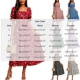 thumbnail image 3 of NTACZA Summer Dresses for Women 2026 Sundress Tiered Hem Casual Daisy Floral Maxi Short Sleeve Square Neckline Ruched Waist A-Line Beach Size M, 3 of 7