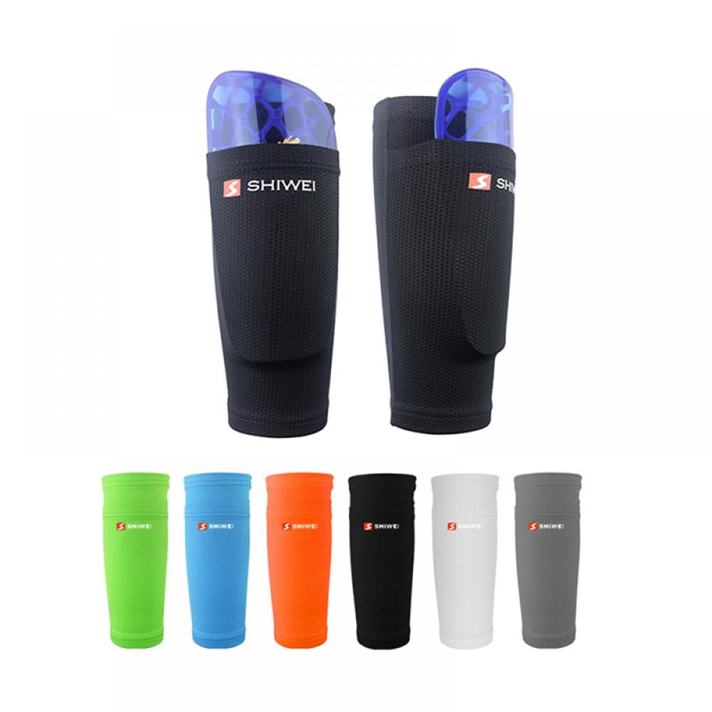Stay Warrior Football Shin Pads Boys Mens* With Guard Sleeve Guards 
