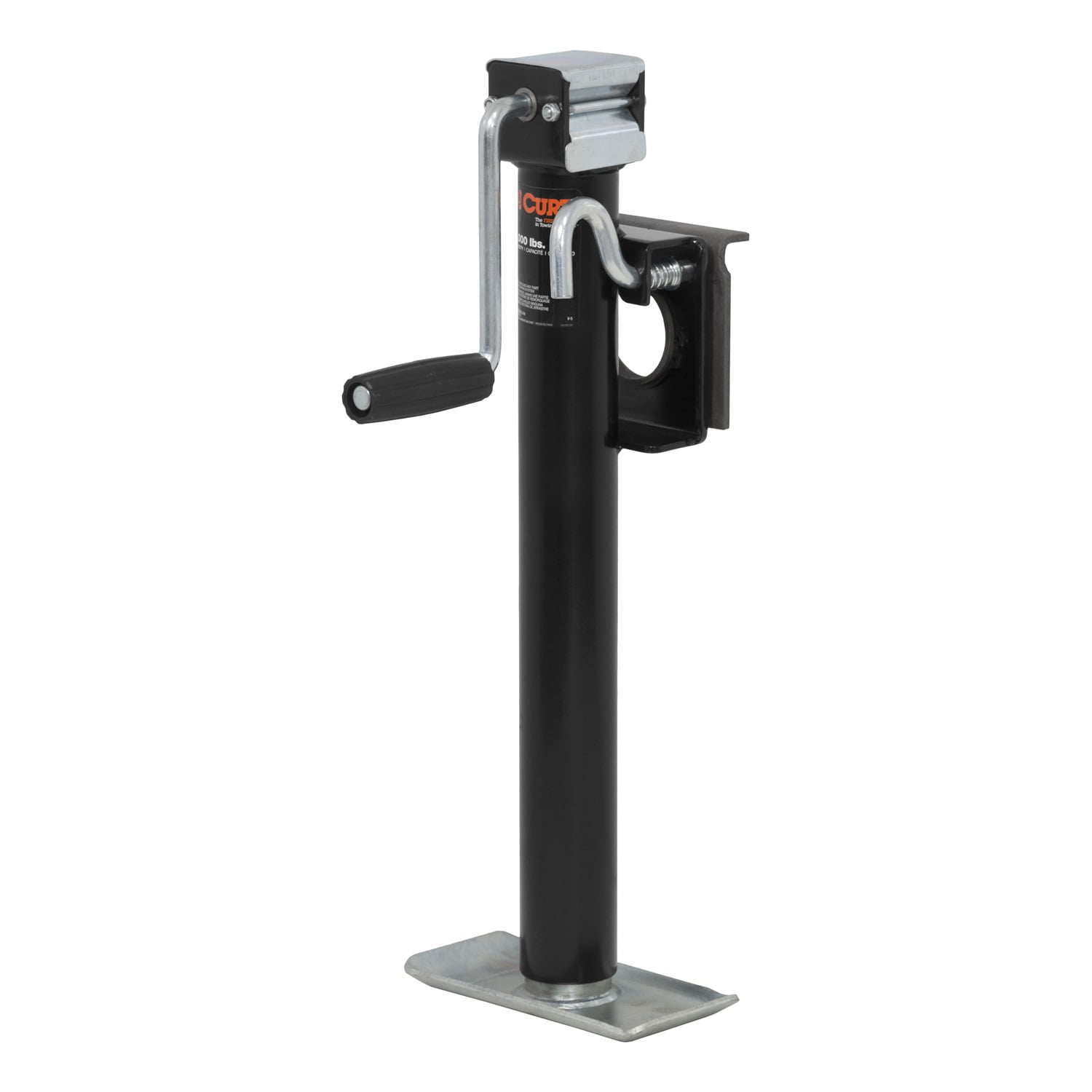 CURT 28306 Weld-On Bracket-Style Swivel Trailer Jack, 2,000 lbs. 14-1/2 Inches Vertical Travel CURT 28306 Weld-On Bracket-Style Swivel Trailer Jack, 2,000 lbs. 14-1/2 Inches Vertical Travel