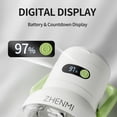 thumbnail image 5 of ZHENMI Portable Blender for Shakes and Smoothies, 33oz Personal Blender , BPA-Free, Cordless, Ice Crushing Blender for Travel, Gym, Home and Office, 5 of 9