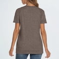 thumbnail image 5 of SUNBS T Shirts for Women Short Sleeve Crew Neck Plain Tee Casual Summer Top Women Blouses, 5 of 8