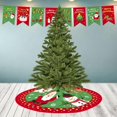 thumbnail image 3 of 2022 falda de árbol de Navidad grande cubierta de Base ropa duradera suave faldas de árbol de Navidad blanco para Festival, 3 of 3