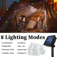 thumbnail image 2 of JOPESO Solar Rope Lights Outdoor Waterproof 39FT 100LED Solar String Lights 8 Modes Clear Tube Hanging Lights Clearance for Christmas Decorations, 2 of 13