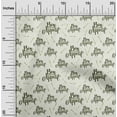 thumbnail image 2 of oneOone Cotton Poplin Olive Green Fabric Text Craft Projects Decor Fabric Printed By The Yard 42 Inch Wide, 2 of 5